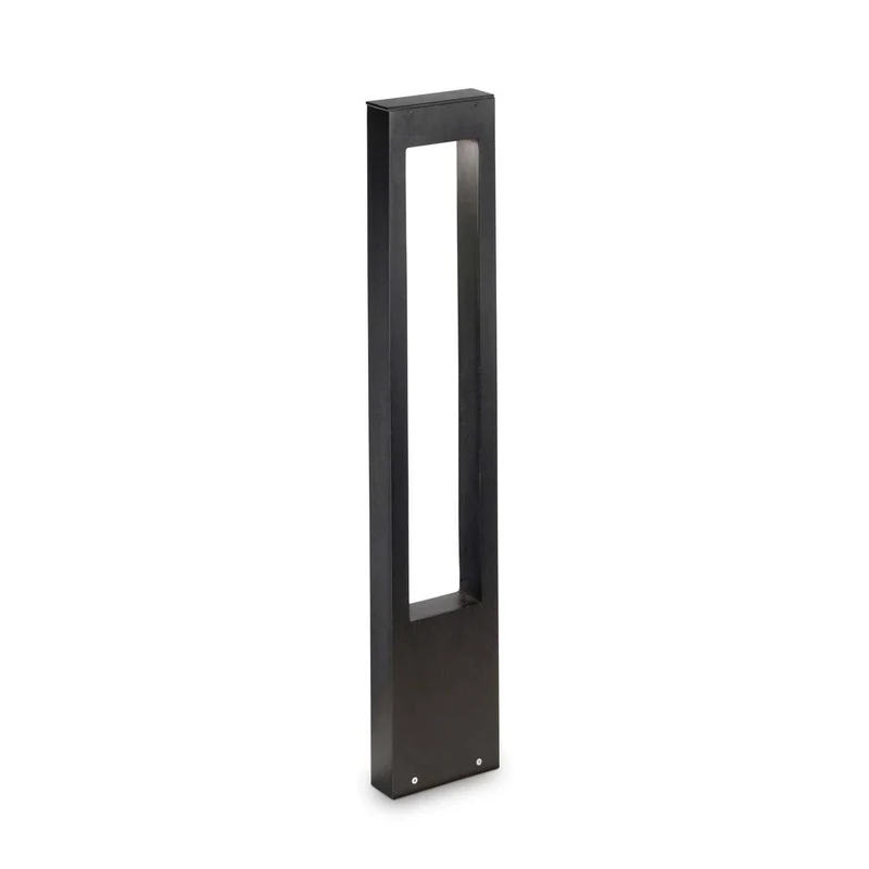Vega - Borne extérieure rectangulaire en aluminium, style contemporain