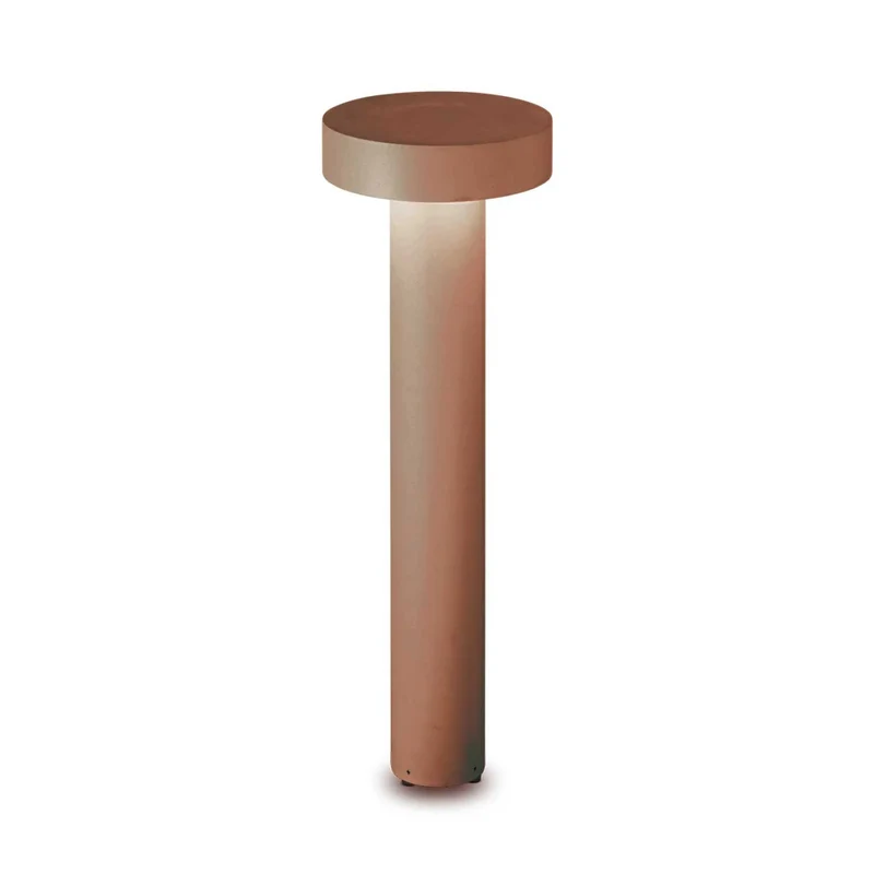 Tesla - Potelet extérieure à 360 degrés en aluminium, style contemporain