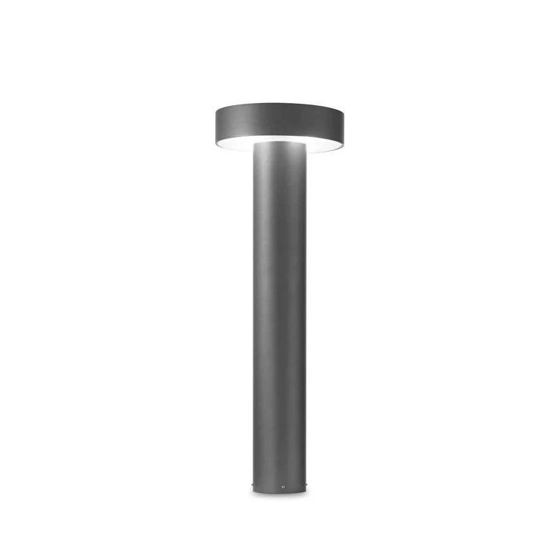 Tesla - Potelet extérieure à 360 degrés en aluminium, style contemporain