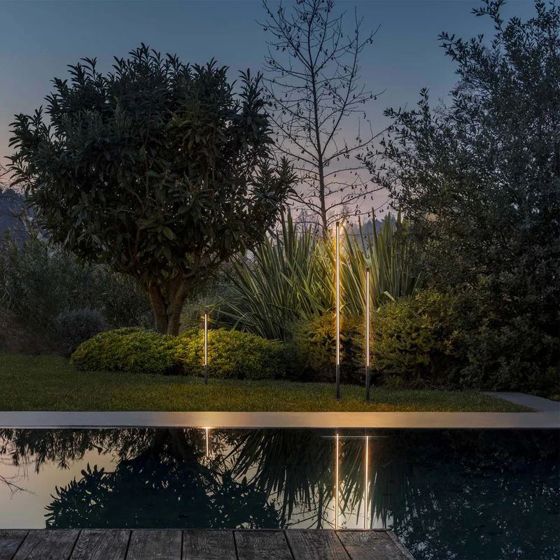 JEDI - Potelet LED en aluminium, style contemporain