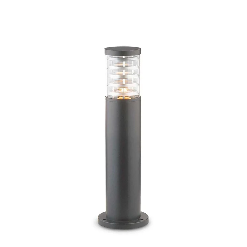 Tronco - Borne extérieure tubulaire en aluminium et verre, style industriel