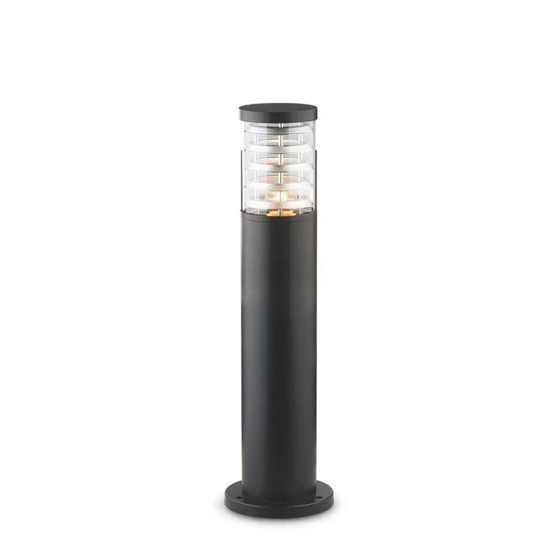 Tronco - Borne extérieure tubulaire en aluminium et verre, style industriel