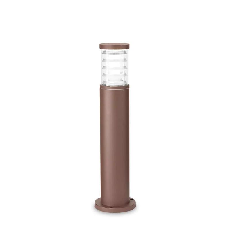 Tronco - Borne extérieure tubulaire en aluminium et verre, style industriel