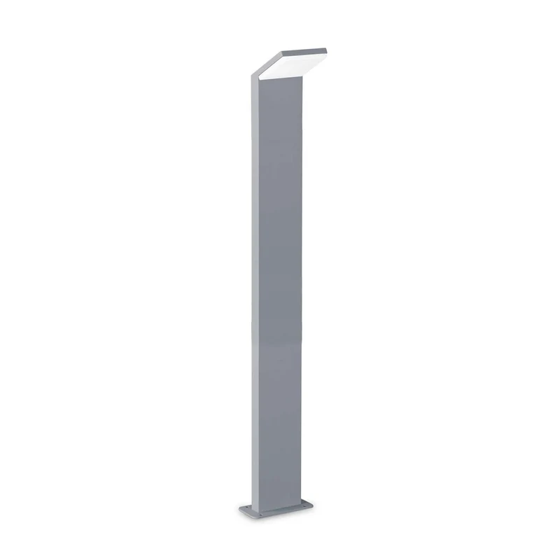 Style - Borne LED architecturale en acier, style contemporain