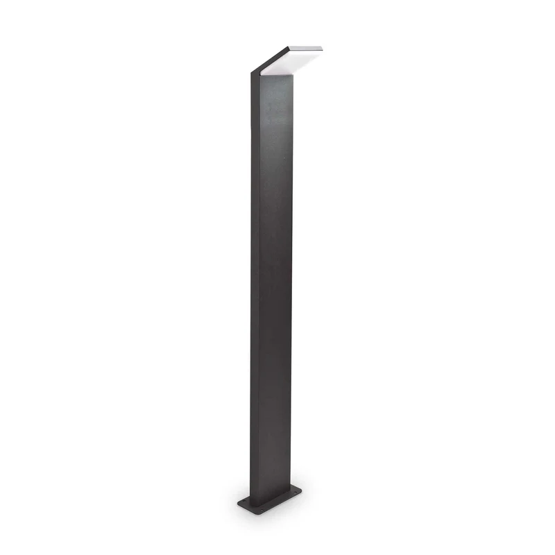 Style - Borne LED architecturale en acier, style contemporain