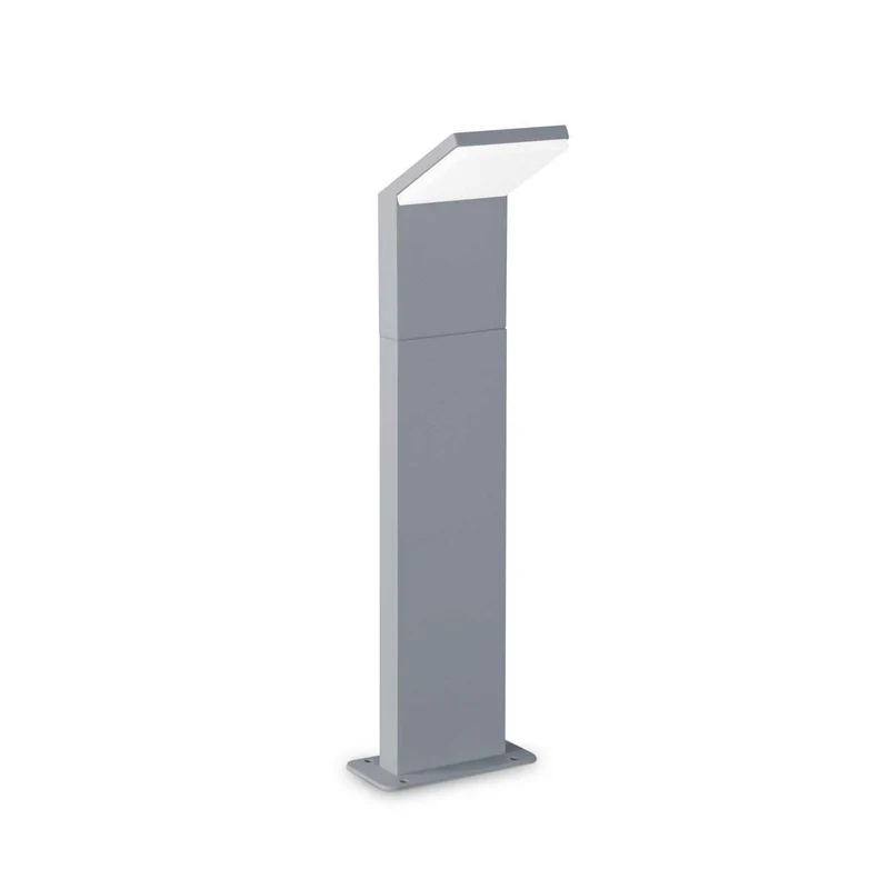 Style - Borne LED architecturale en acier, style contemporain