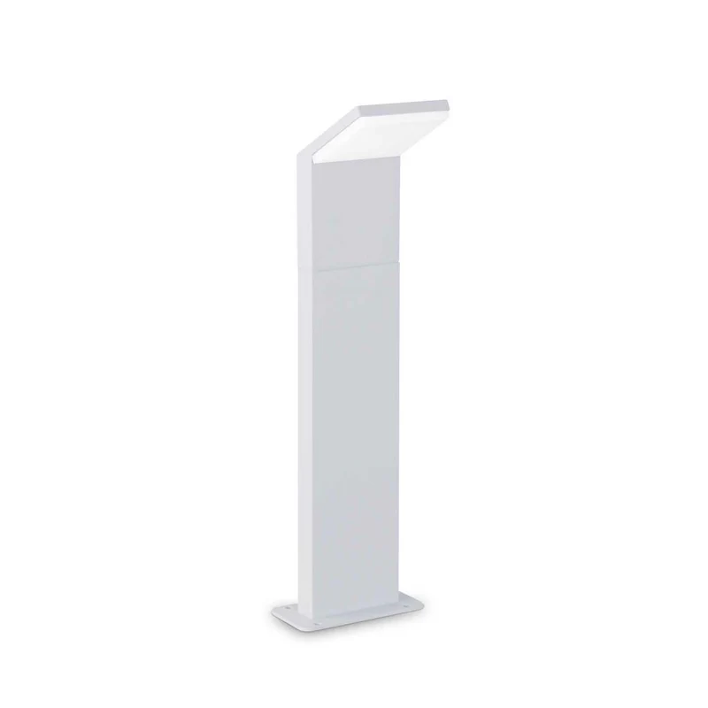 Style - Borne LED architecturale en acier, style contemporain