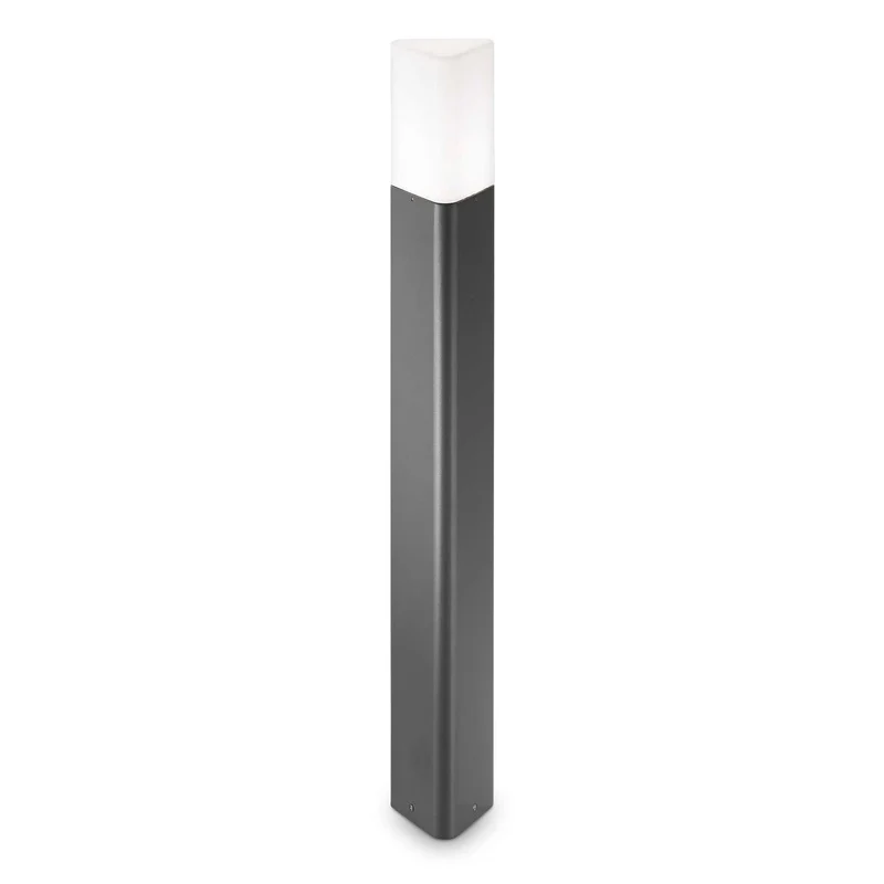 Pulsar - Borne extérieure cylindrique en aluminium et abs, style contemporain