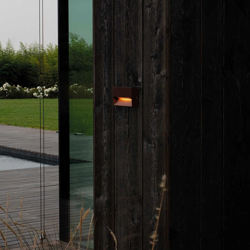 DEDRA - Applique murale LED d’extérieur en aluminium, style contemporain