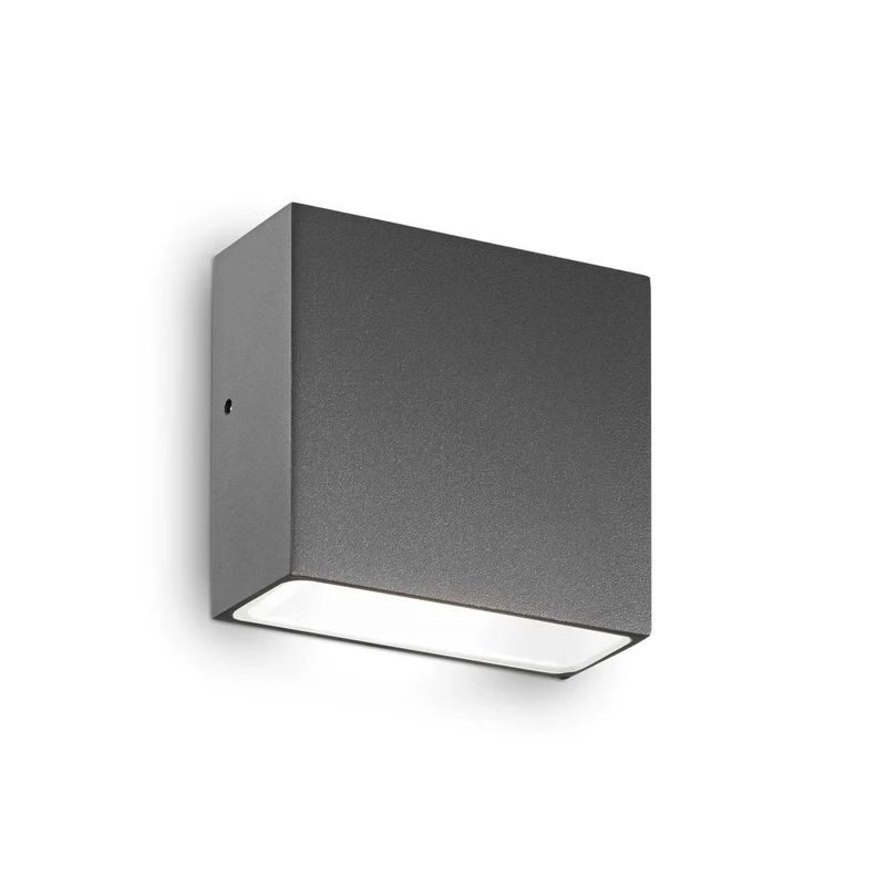 Tetris - Applique murale cubique d’extérieur en aluminium, style contemporain