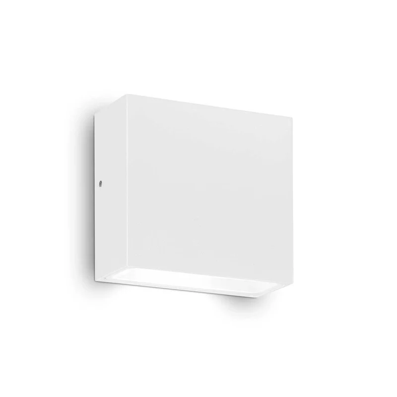 Tetris - Applique murale cubique d’extérieur en aluminium, style contemporain