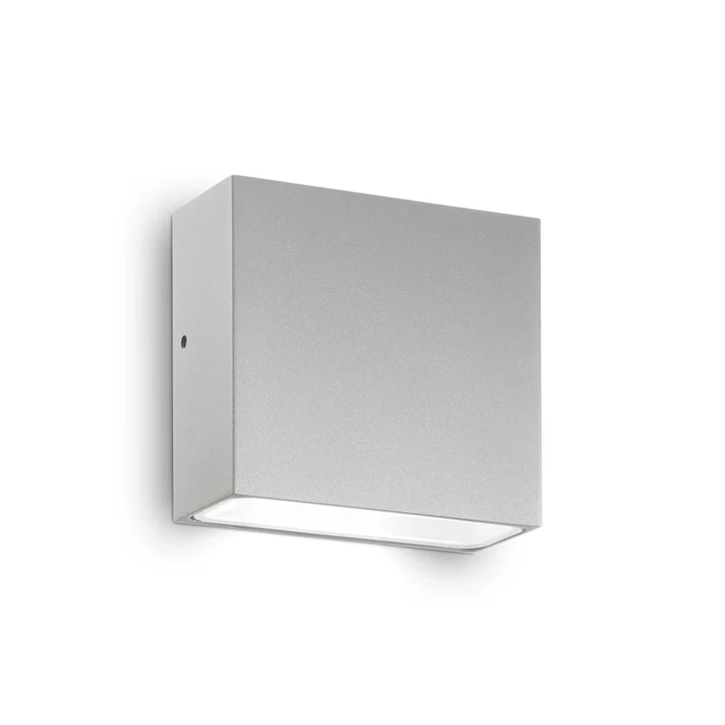 Tetris - Applique murale cubique d’extérieur en aluminium, style contemporain
