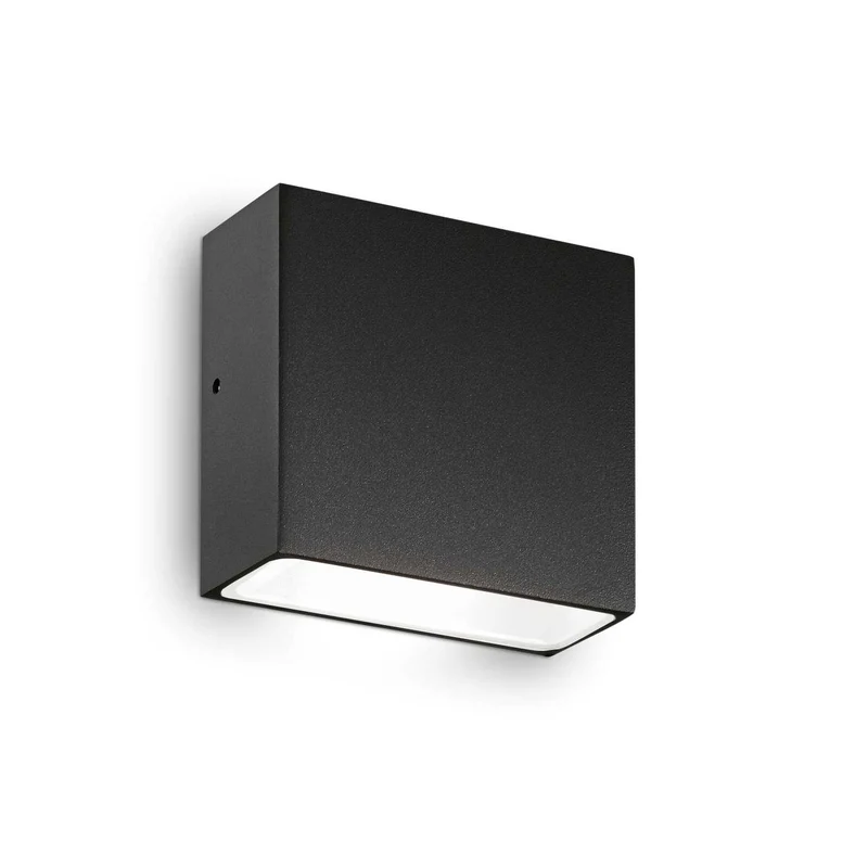 Tetris - Applique murale cubique d’extérieur en aluminium, style contemporain