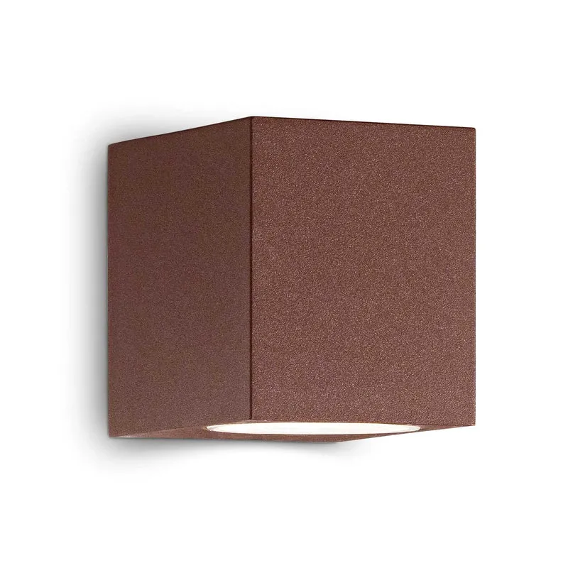 Up - Applique murale cubique d’extérieur en aluminium, style contemporain