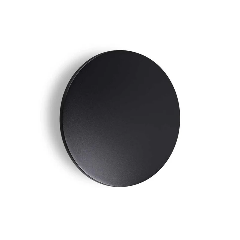 Punto - Applique murale LED rond d’extérieur en aluminium, style contemporain