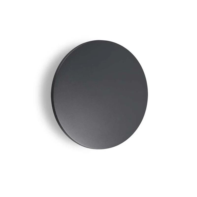 Punto - Applique murale LED rond d’extérieur en aluminium, style contemporain