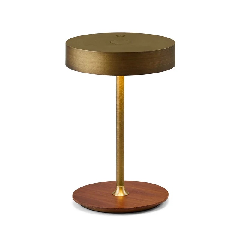 ON THE MOVE - Lampe nomade LED en métal et bois, style scandinave