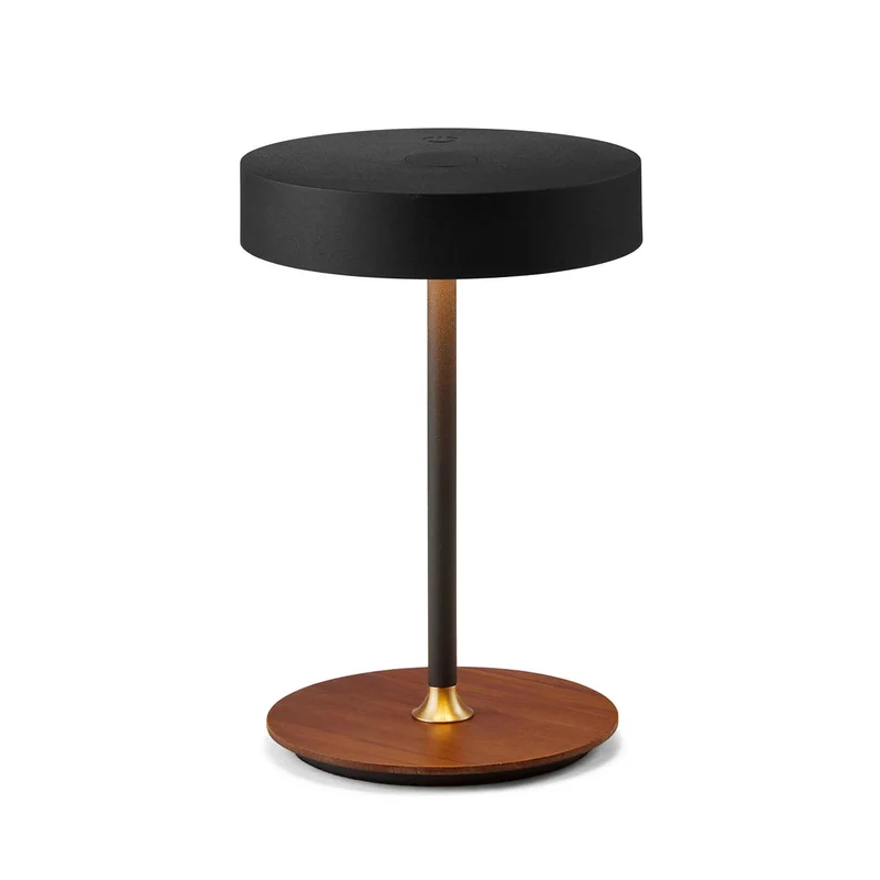 ON THE MOVE - Lampe nomade LED en métal et bois, style scandinave