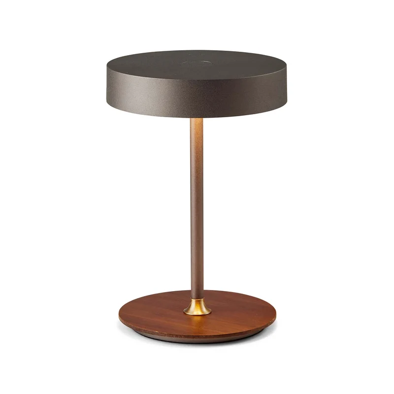 ON THE MOVE - Lampe nomade LED en métal et bois, style scandinave