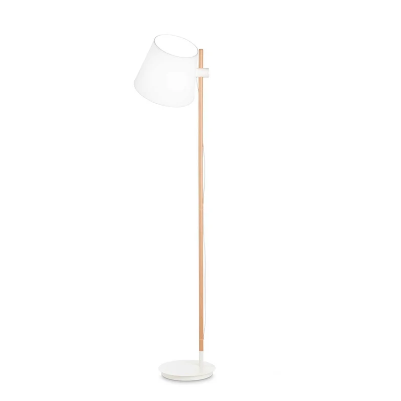 AXEL - Lampadaire en bois et tissu, style scandinave