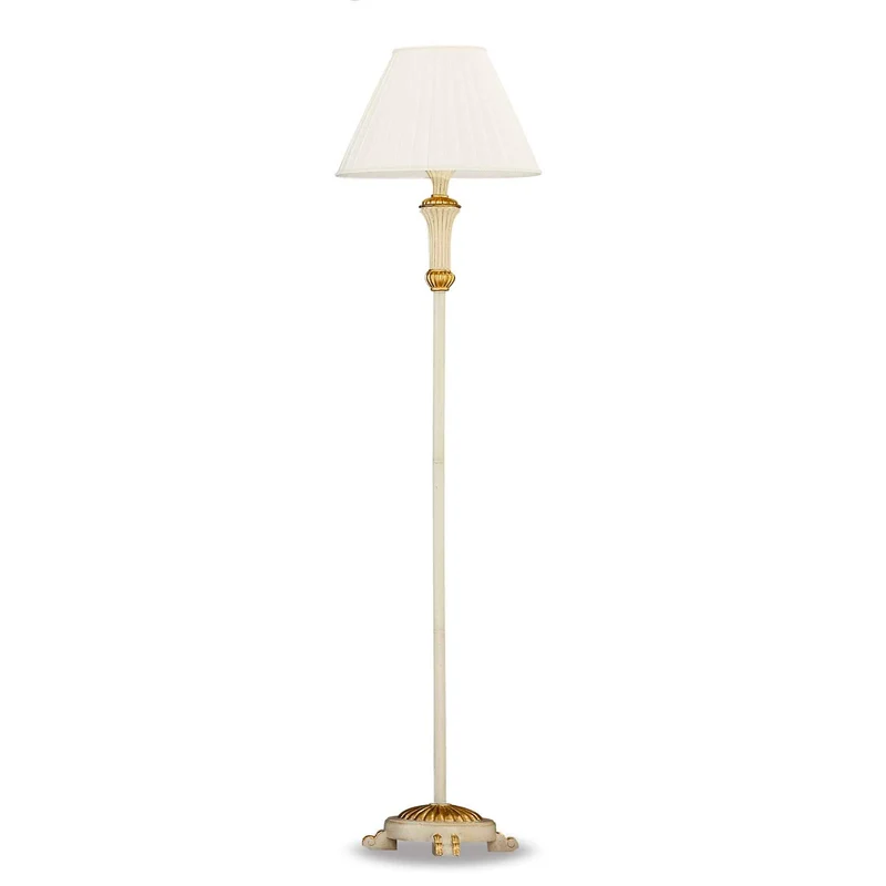 FIRENZE - Lampadaire en acier et tissu, style antique