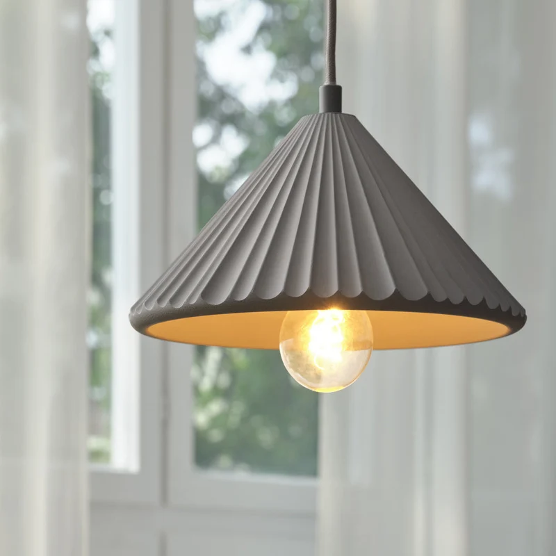 Lampada a sospensione in cemento LEDVANCE DECOR Concrete Pyramid, E27, 250 mm