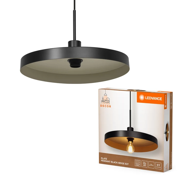 LEDVANCE DECOR Plafoniera a sospensione E27 Beige
