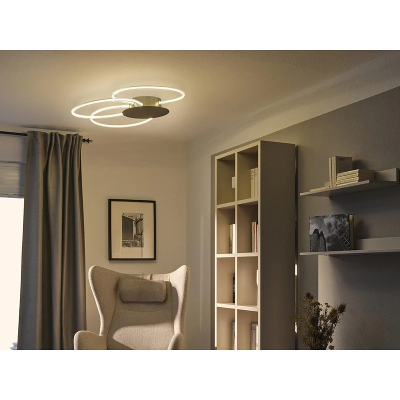 LEDVANCE DECOR Aura Plafoniera da soffitto, 21W, 3000K, 2200lm, Click DIM