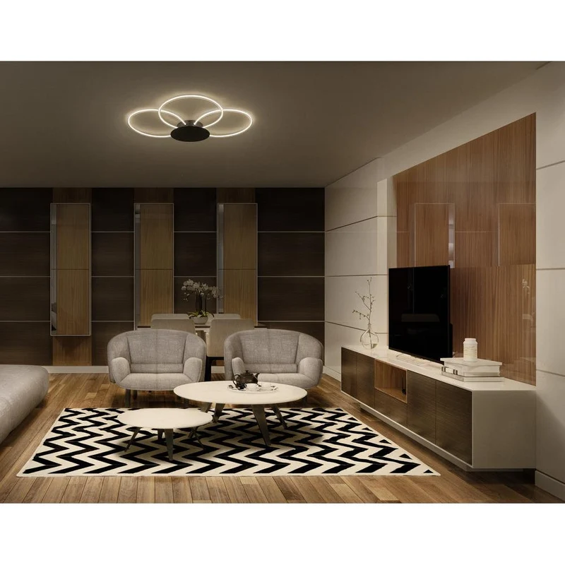 LEDVANCE DECOR Aura Plafoniera da soffitto, 21W, 3000K, 2200lm, Click DIM