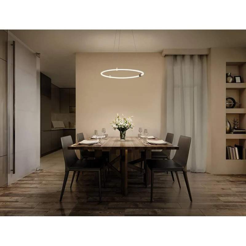 LEDVANCE DECOR Aura Lampada a sospensione, 18W, 3000K, 2000lm, Click DIM