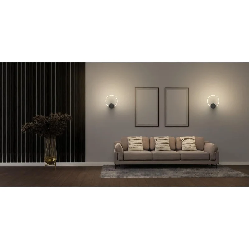 LEDVANCE DECOR Aura Applique da parete, 10W, 3000K, 800lm, Click Select