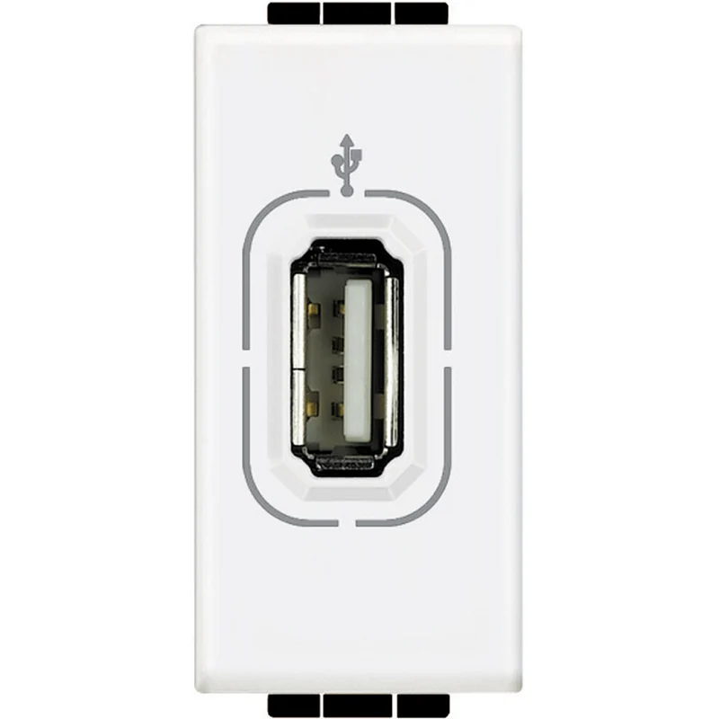 BTICINO N4285 - Connettore USB (non alimentato) - Serie Livinglight Bianco