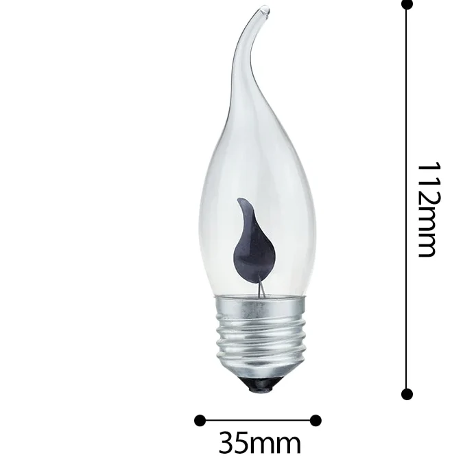 Ampoules E27 à Led (3W) Feu Flamme