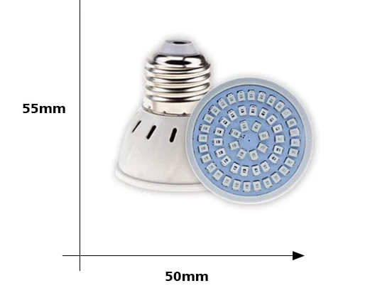 Ampoule E27 Led Encastrable Fluorescent (36,54,72 leds)