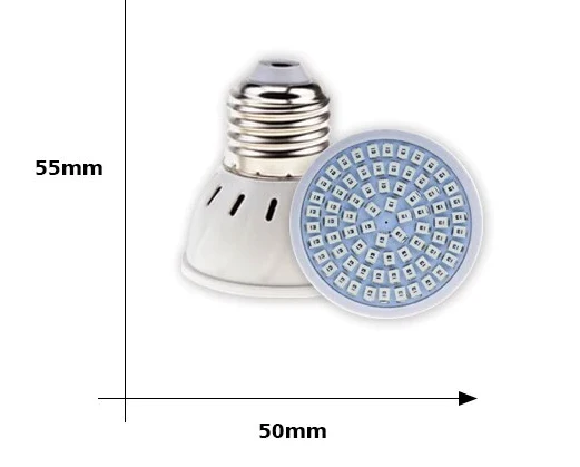 Ampoule E27 Led Encastrable Fluorescent (36,54,72 leds)