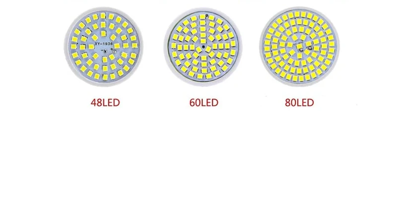 Ampoule E27 Led Encastrable (48,60,80 leds)