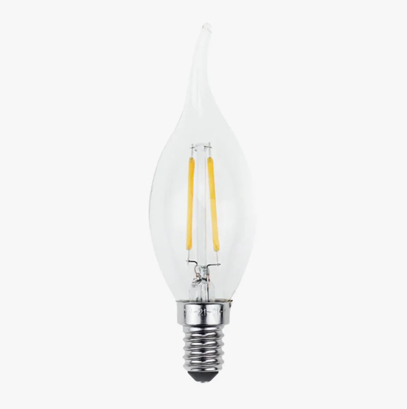 Ampoules E14 à Led (2 À 8W) Forme Flamme