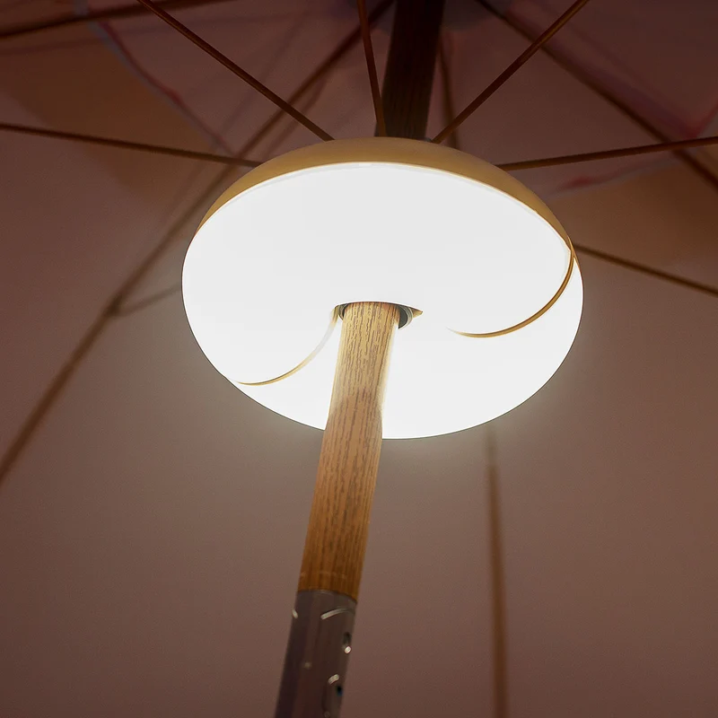Lampadina portatile ricaricabile per ombrelloni, LIMA