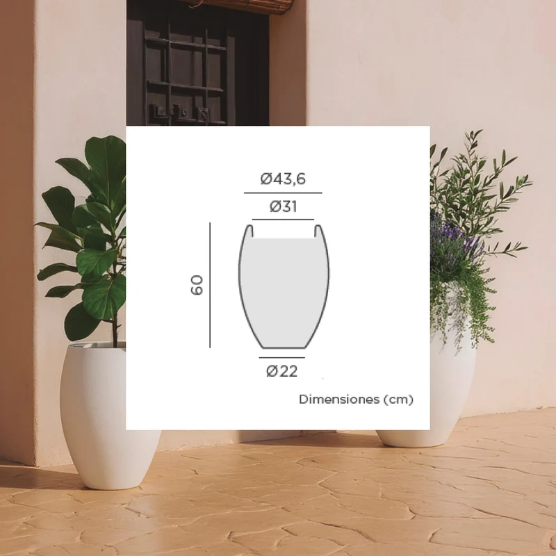 Vaso tondo ALOE 45