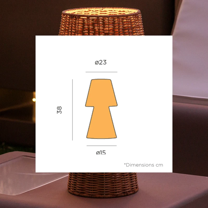 Lampada da tavolo decorativa LOLA 40