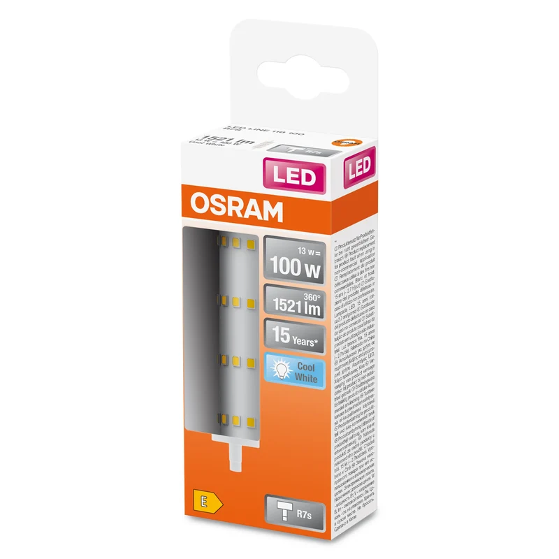 OSRAM LED Line Lampada, 13W, 1521lm, R7s, 4000K, Bianco freddo
