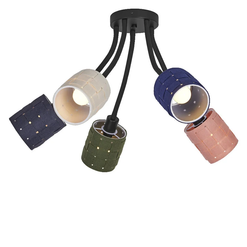 Lampada da soffitto LEDVANCE DECOR Decor Felt Weaving Cans, 5xE14