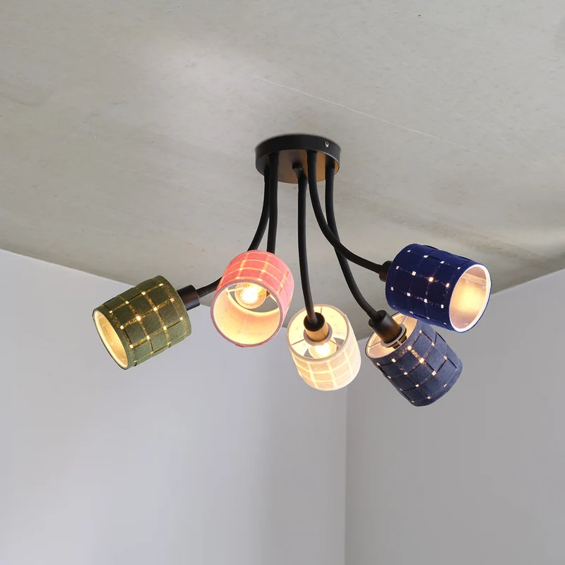 Lampada da soffitto LEDVANCE DECOR Decor Felt Weaving Cans, 5xE14