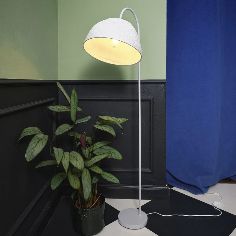 LEDVANCE DECOR Lampada da terra Decor Camel Bell bianco, E27 dimmerabile