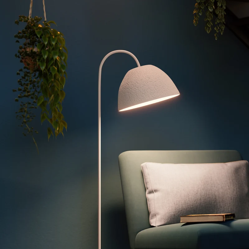 LEDVANCE DECOR Lampada da terra Decor Camel Bell bianco, E27 dimmerabile
