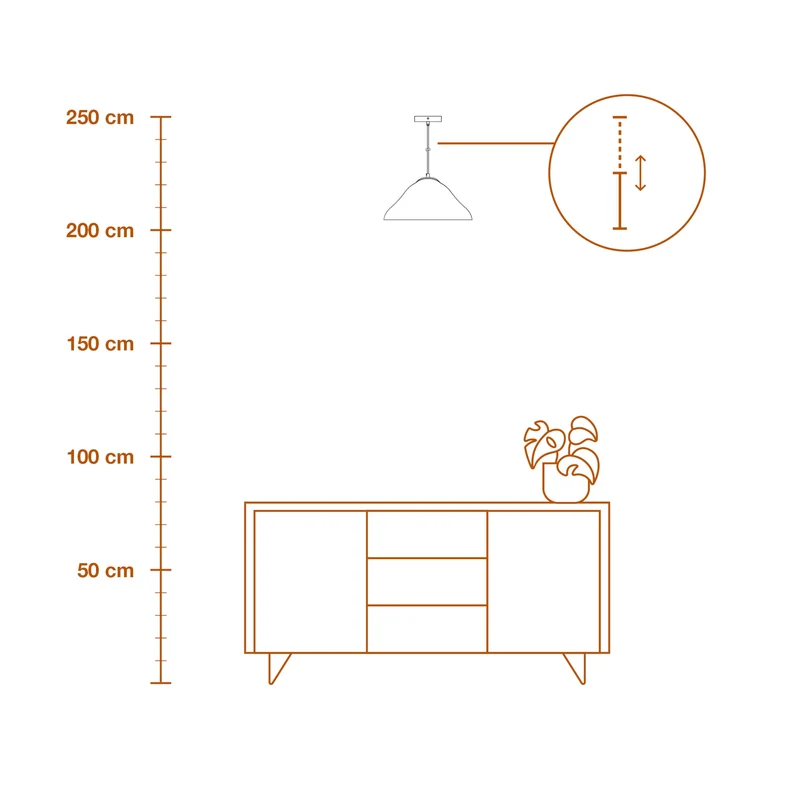 Lampada a sospensione LEDVANCE DECOR Decor Lotus Leaf bianca, E27, 396 mm