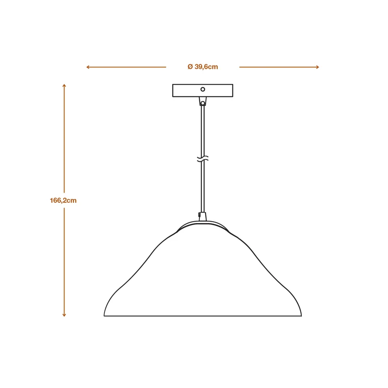 Lampada a sospensione LEDVANCE DECOR Decor Lotus Leaf bianca, E27, 396 mm