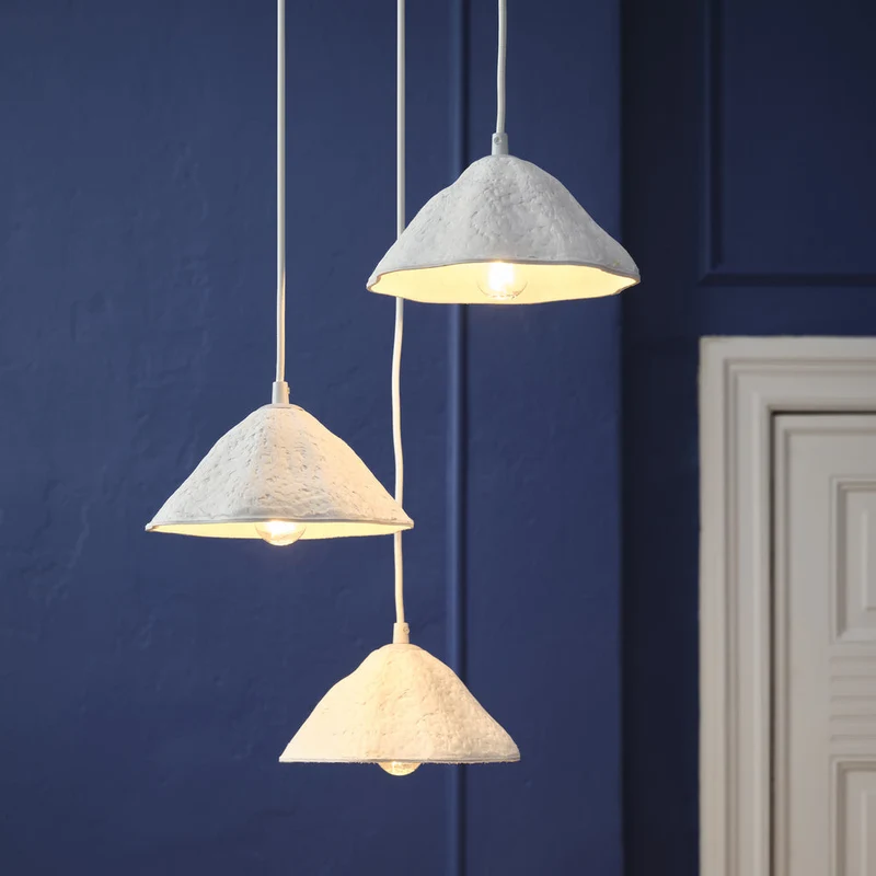 Lampada a sospensione LEDVANCE DECOR a 3 luci Decor Lotus Leaf bianca, E14