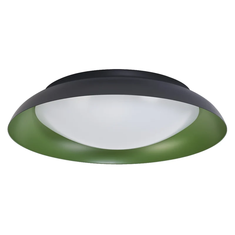 LEDVANCE ORBIS Plafoniera a piastra 35W 430mm nero/verde