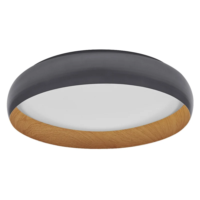 Plafoniera LEDVANCE ORBIS Livia 36W 2000lm grigio/decorazione legno